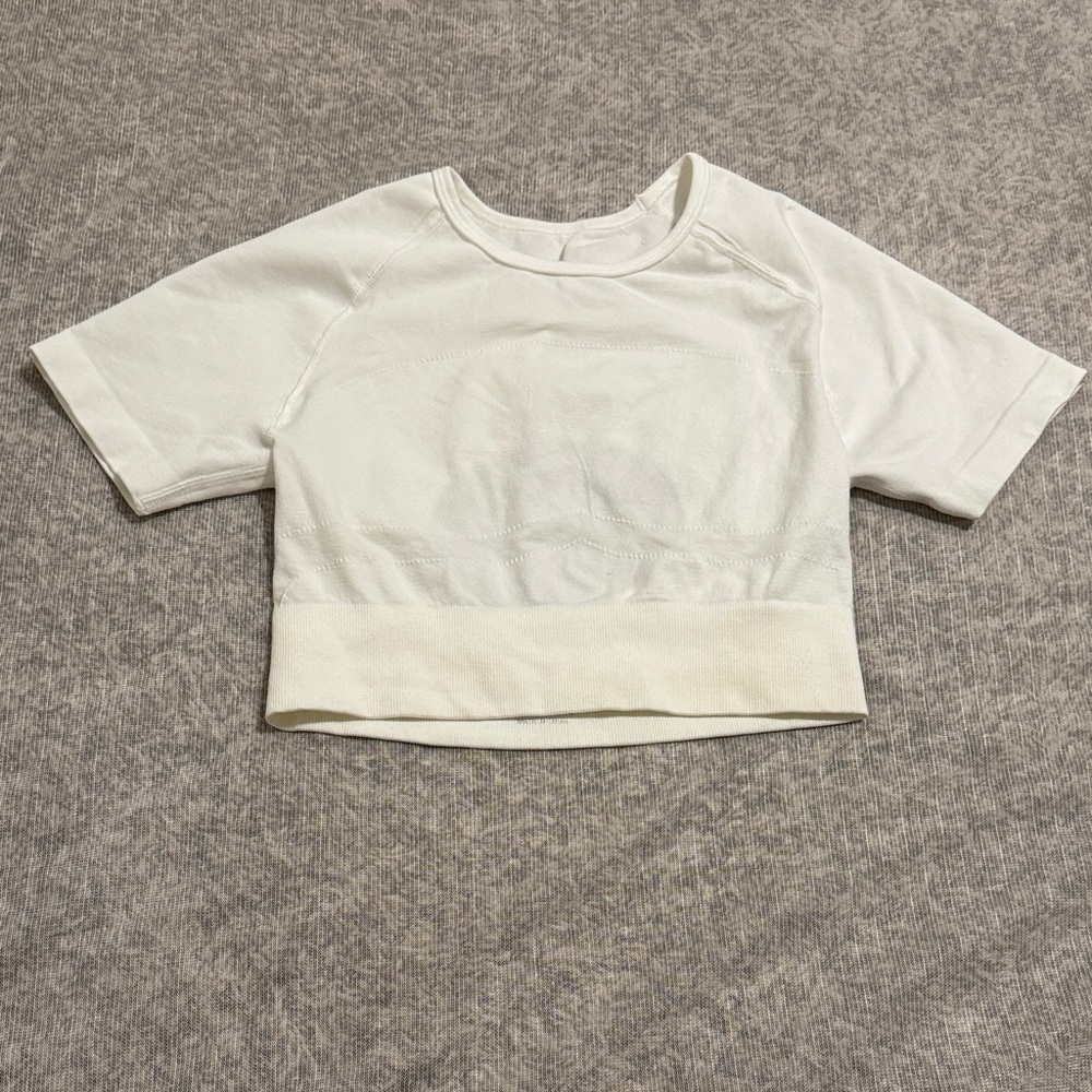 Women's White Crop Top